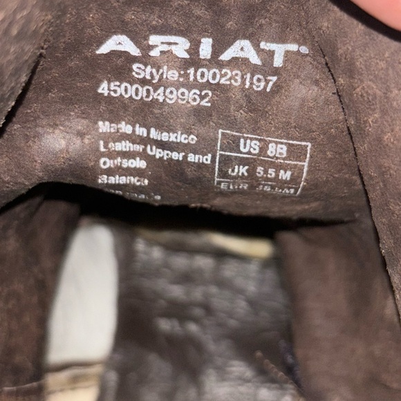 Ariat Boots Size 8 - Picture 6 of 6